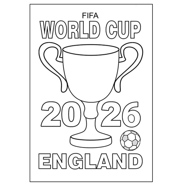 world cup 2026, colouring,